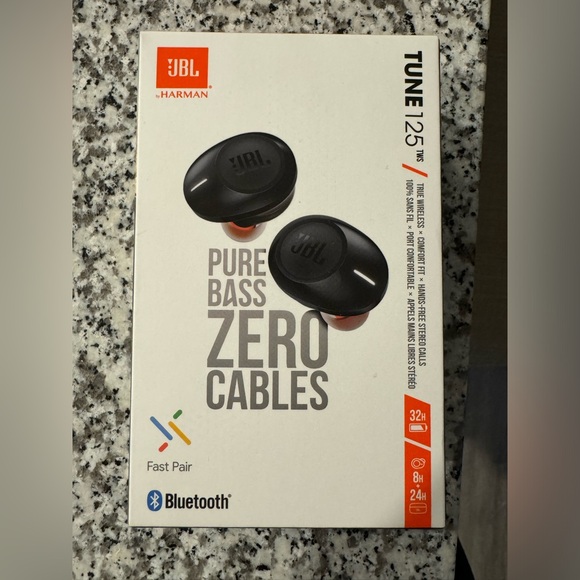 JBL Tune 125TWS True Wireless In-Ear Headphones - Pure Bass